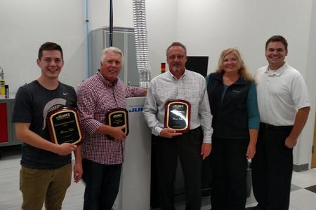 Horizon Sales with three of its ‘Representative of the Year’ awards for 2016.